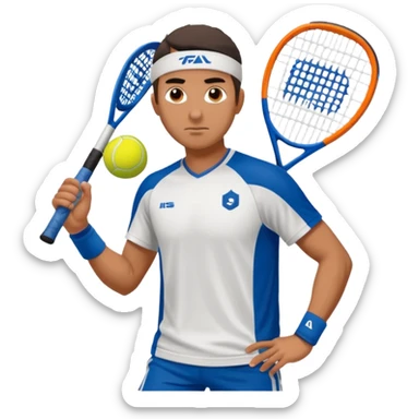 padel player latino sticker