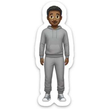 grey sweatpants sticker
