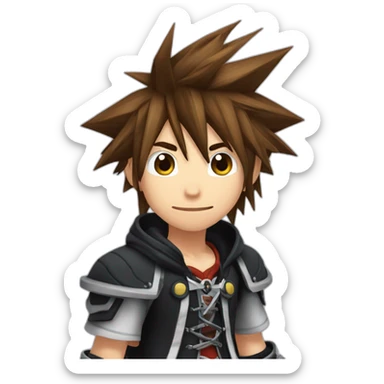 kingdom hearts sora sticker