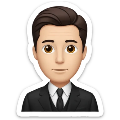 crea la imagen de william affton sticker