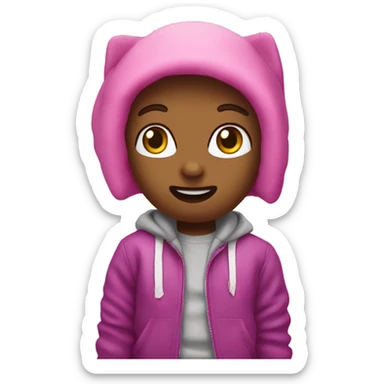 hello kitty rap sticker