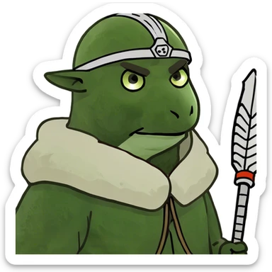 a northmen with a lacrosse stick sticker