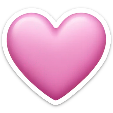 Sea with pink heart  sticker