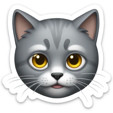 Grey-cat-with-gun sticker