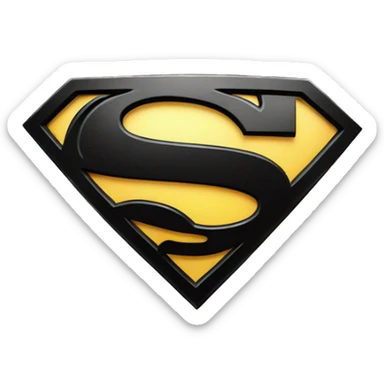 superman symbol sticker
