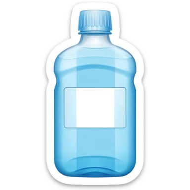Mouthwash littering sticker