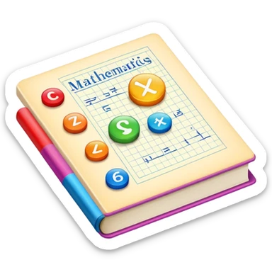 Mathematics 6th grade sticker