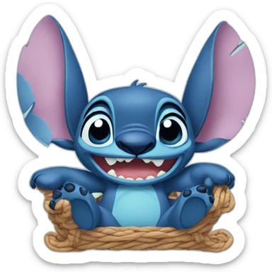 Stitch from lilo and stitch sticker