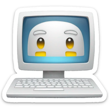 data analytics icon with computer sticker