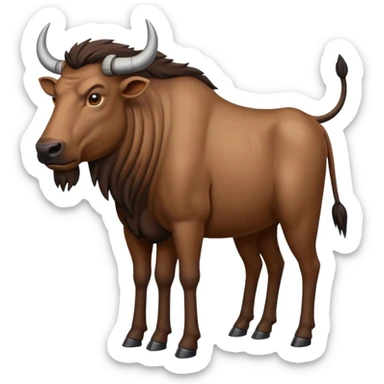 wildebeest sticker