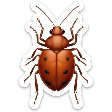 bedbug insect sticker