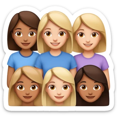 Girls recommend  sticker