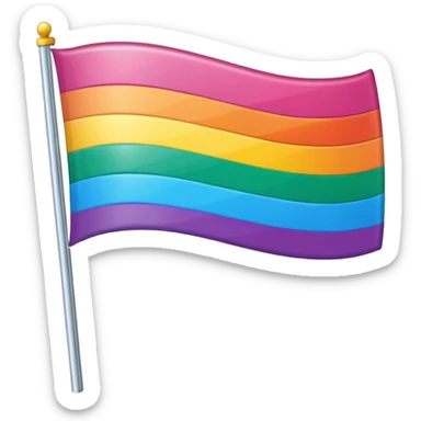 Floptropica flag sticker