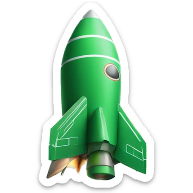 Missile green sticker