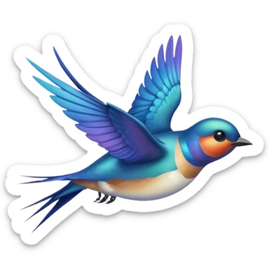Swallow sticker