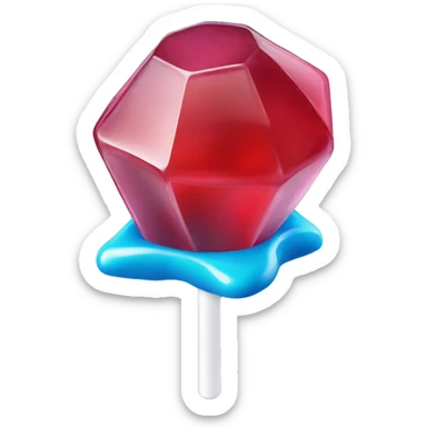 Ring pop candy sticker