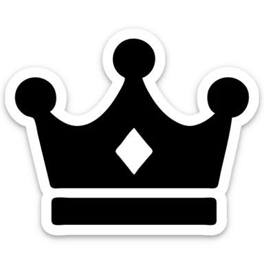 Elegant silver crown icon for VIP status, sleek contour, silver gradient, elegant shine, minimalist luxury, suitable for app subscription badge sticker