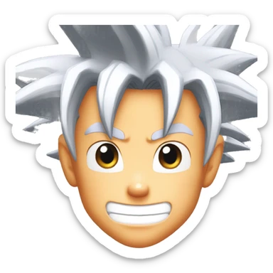 Goku from dragon ball z sticker