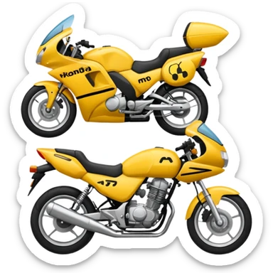 Faça um emoji da logo da asa da Honda Moto sticker