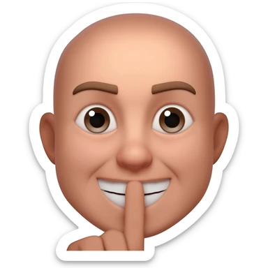 Emoji de carita traviesa y juguetona diciendo ‘grrrr’, con un dedo en la boca, ojos pícaros, sonrisa coqueta, estilo kawaii, como un emoji de TikTok.” sticker