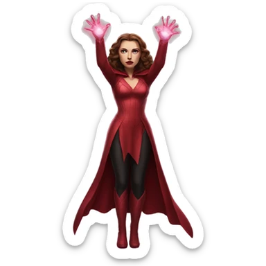 Scarlet Witch full body  sticker
