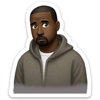 kanye west sad sticker