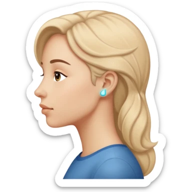 pretty nose Side profile nose breathing sticker