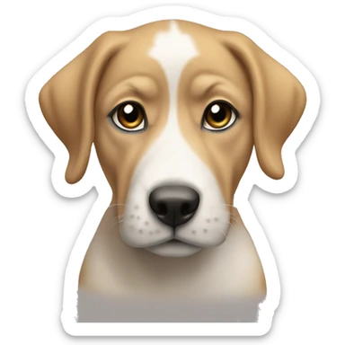 kenyang anjing sticker