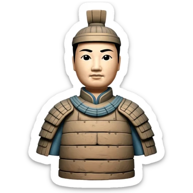 Terracotta Army Statue sticker