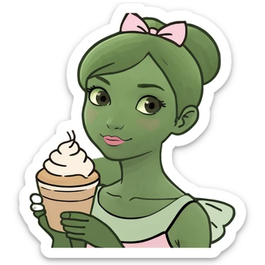 Ballerina cappuccina sticker