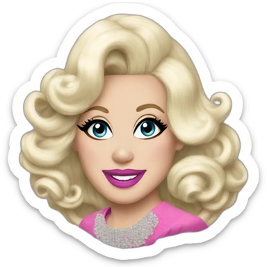 trixie mattel sticker