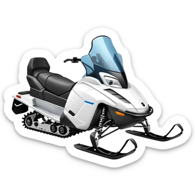 a snowmobile sticker