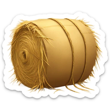 Hay bale sticker