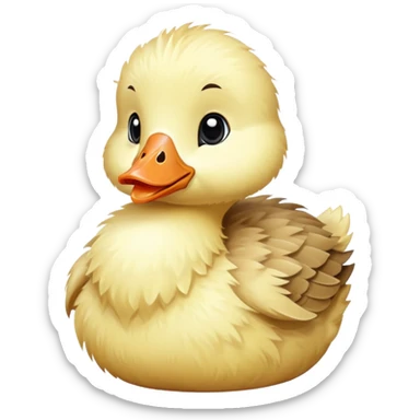 cute baby goose sticker