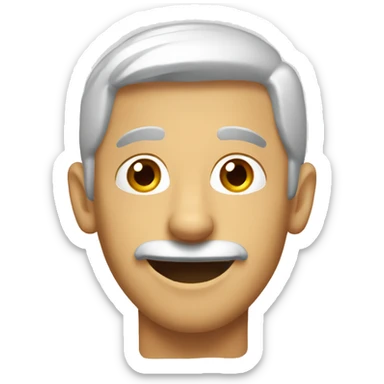 White wurstel sticker