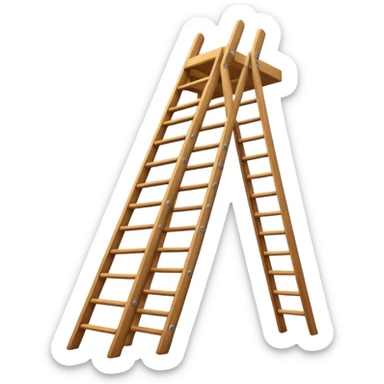 ladder going upwards representing career growth emoji sticker