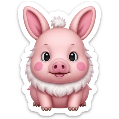 Can you do a mix of a bunny and a pig sticker