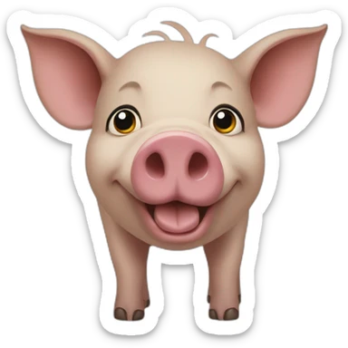 Balinese pig sticker