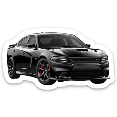 Dodge Charger SRT8 Hellcat sticker