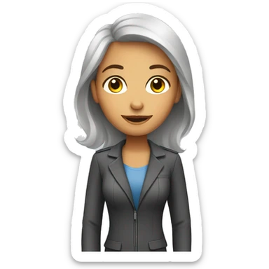 Women in airport check-in sticker