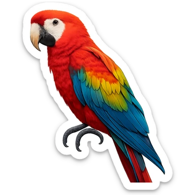 Parrot sticker