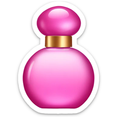 Pink perfume bottle  sticker