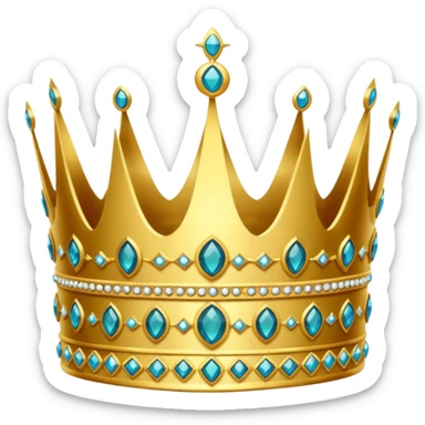 Crown of the Pahlavi Empire sticker