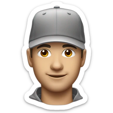 sébastien chaigneau avec sa casquette et sa boucle d'oreille sticker