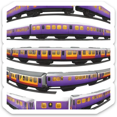 Kreis Train sticker