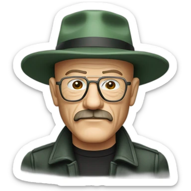 Heisenberg aux fines herbes sticker