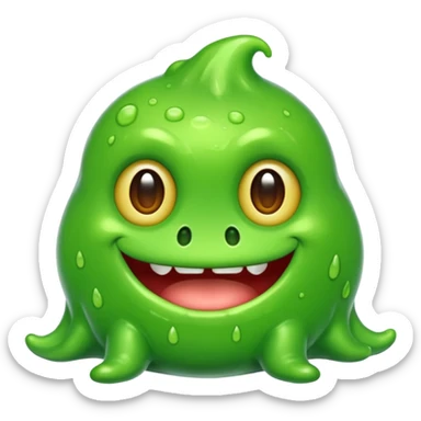 Slime petit monstre gentil sticker