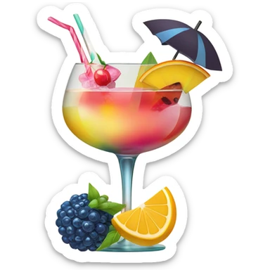 Cocktail sticker