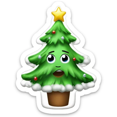 Christmass tree sticker