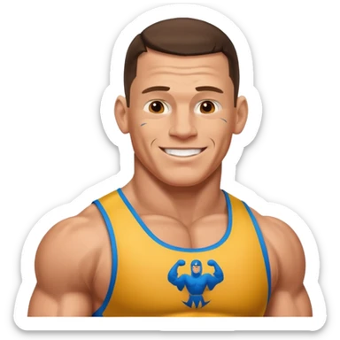 wwe wrestler john cena  sticker